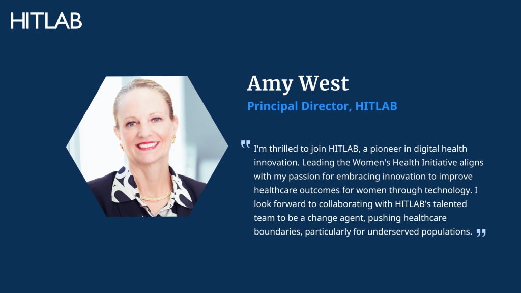 Health Leader Amy West Joins HITLAB Team as a Principal Director, Advisory Services